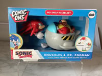 Fizz Creations Sonic The Hedgehog Knuckles & Dr Eggman Vinyl Wall Heroes #008