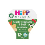 HiPP Organic Hearty Vegetable & Beef Casserole Toddler Tray Meal 12+ months 230g (Pack of 5)