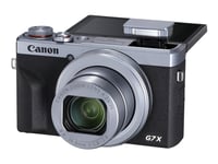 Canon Powershot G7 X Mark Iii - Digitalkamera - Kompakt - 20.1 Mp - 4 K / 30 Fps - 4.2X Optisk Zoom - Wi-Fi, Bluetooth - Silver