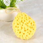 (Yellow)4 Colors Beauty Sponge Body Shower Spa Exfoliator Washing Cleansing LVE