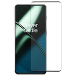 OnePlus 11 / 10 Pro / 9 Pro Arc Edge Herdet glass - Skjermbeskyttelse - Case Friendly - Gjennomsiktig med Svart Kant