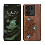 Wooden Case for Xiaomi 13T 13T Pro Rising Sun Mother of Pearl 