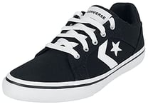 CONVERSE Homme EL Distrito Ox 2.0 Sneaker, Noir/Blanc, 39 EU