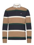 Shield Heavy Rugger Tops Sweat-shirts & Hoodies Sweat-shirts Multi/patterned GANT