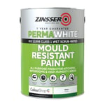 Zinsser Perma-White Interior White Matt 5L Mould Resistant Paint for Humid Rooms