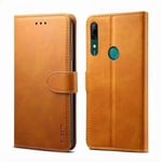 Khaki-Yhteensopiva Huawei P Smart Z Business Style -Nahkakotelon Kanssa