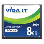 8GB CF Compact Flash Camera Memory Card High Speed 200x 30MB/s Lifetime Warranty