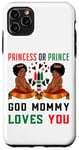 Coque pour iPhone 11 Pro Max Princesse noire ou Prince God Mommy Loves You Baby Shower Maman