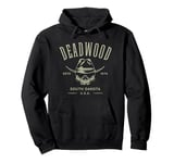 Deadwood South Dakota USA Skull Design Pullover Hoodie