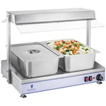 Royal Catering Varmeplate - 2 halogenlamper 1100 W