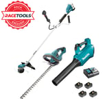 MAKITA MACHINES DLXRT04 3 outils Jardin 18V LXT (DUR368AZ + DUH523Z DUB184Z 4 x 5Ah DC18RC)