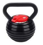 Svart Kettlebell 18kg Justerbar