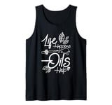 Essential oils life happens oils help Tank Top