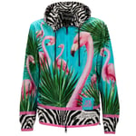 DOLCE & GABBANA x DJ KHALED Flamingo Zebra Hooded Bomber Jacket Blue Pink 11371