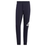 adidas Men's Essentials French Terry Tapered Cuff Logo Pants (Plus Size), Legend Ink, M Extra Tall