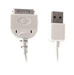 Cordon USB pour iPhone 4 - 2.0m blanc