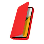 Case for Samsung Galaxy A03 Core Wallet Function Video Support - red