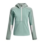 Under Armour Womenss UA Terrain Half Zip Hoody in Green - Size UK 8-10 (Womens)