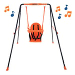 Hedstrom Folding Toddler Swing Easy to Fold With Squeeze and Click Lap Strap