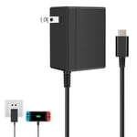 Verkkolaitelaturi Yhteensopiva Nintendo Switch Charger 15V2.6A Pikalataussarja NS Switch Dockille ja Pro Controller -tukitelevisiolle