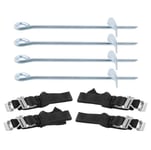 Stormankare till studsmatta 4-pack