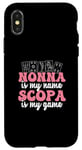 iPhone X/XS Nonna Is My Name Scopa Is My Game Cool Italian Scopa Players Case