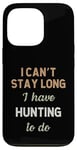 Coque pour iPhone 13 Pro Hunter Hunting Fishing Deer Game Hobby Job Pour homme et femme