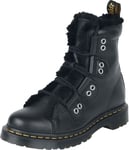 Dr. Martens 1460 LTT FL - Black Milled Nappa & Black Wanama & Black Milo Fur (Dh-A012) Boot black