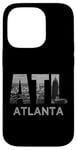 Coque pour iPhone 14 Pro City of Atlanta Georgia Skyline City of Atlanta Paysage urbain ATL Home