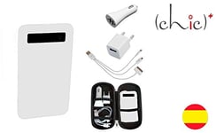 INNO Travel Set 5000 Blanc – Inno Travel Set, Set Chargeur de Voyage et Trabajo. Blanc