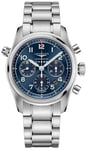 LONGINES L38204936 Spirit (42mm) Blue Chronograph Dial / Watch