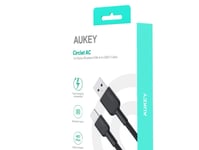 Aukey Cb-Nac1 Usb-A To Usb-C 1M Cable (Black)