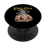 Swole Wizard The Lord of the Gym PopSockets PopGrip Adhésif