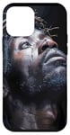 Coque pour iPhone 12 mini Jésus Noir, Christianisme, Église, Christ, Jésus