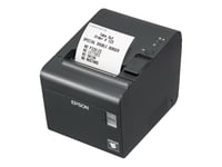 Epson TM L90LF - Imprimante de reçus - thermique en ligne - Rouleau (7,95 cm) - 203 x 203 ppp - jusqu'à 170 mm/sec - USB 2.0, série - outil de coupe - Cutter pour coupe partielle - gris foncé