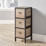 Derwent 3 Drawer Chest Storage Unit