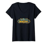 Womens World of Warcraft Classic Official Logo V-Neck T-Shirt