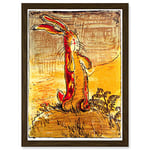 Artery8 Painting Book Cover Williams Velveteen Rabbit Nicholson Artwork Framed Wall Art Print A4