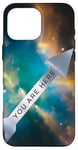 Coque pour iPhone 16 Pro Max Galaxy Science Geek Gifts T-shirt « You Are Here » Deep Space