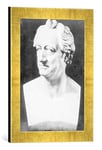 Kunst für Alle 'Encadré Image de Christian Daniel Rauch Buste Goethe/CH. D. fumée, d'art en qualité Main Photos de Cadre, 30 x 40 cm, Or Raya