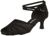 Diamant Chaussures de Danse Latine pour Femme 020-077-040 Salon, Noir, 38 2/3 EU