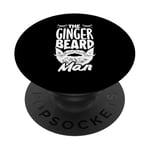 The Ginger Beard Man Funny Beard Lover PopSockets Swappable PopGrip