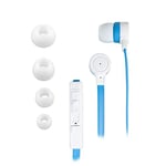 aiino écouteurs Intra-Auriculaires universels avec Microphone pour Smartphone iPhone/Samsung/Huawei (Blanc/Light Bleu …)