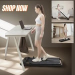 Electric Walking Pad Treadmill Home Exercise Machine Indoor Fitness Equipment UK