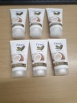 DOVE BODY LOVE RESTORING CARE HAND CREAM WITH COCONUT & ALMOND 75MLX6 JUST£13.49