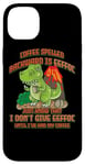 Coque pour iPhone 14 Plus Coffee Spelled Backwards Is Eeffoc Funny T-Rex Dinosaur Dino