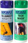 Nikwax Tech Wash and TX. Direct Wash-In Twin Pack