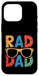 Coque pour iPhone 16 Pro Lunettes de soleil Rad Dad Cool Cadeau pour les pères à la mode Daddy Pops