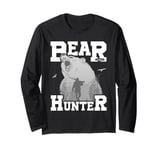 Bear Hunting Funny Wildlife Animals Hunt Long Sleeve T-Shirt