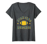 Womens Fighting Lurches Retro Fan Gear V-Neck T-Shirt